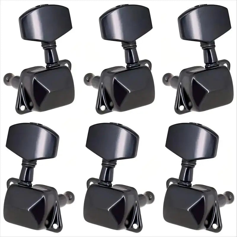 6 PCS Guitar String Tuning Pegs Tuner Semi-closed Tuner Machine Heads for Electric Guitar Folk Acoustic Guitar Tuning Pegs 3L 3R