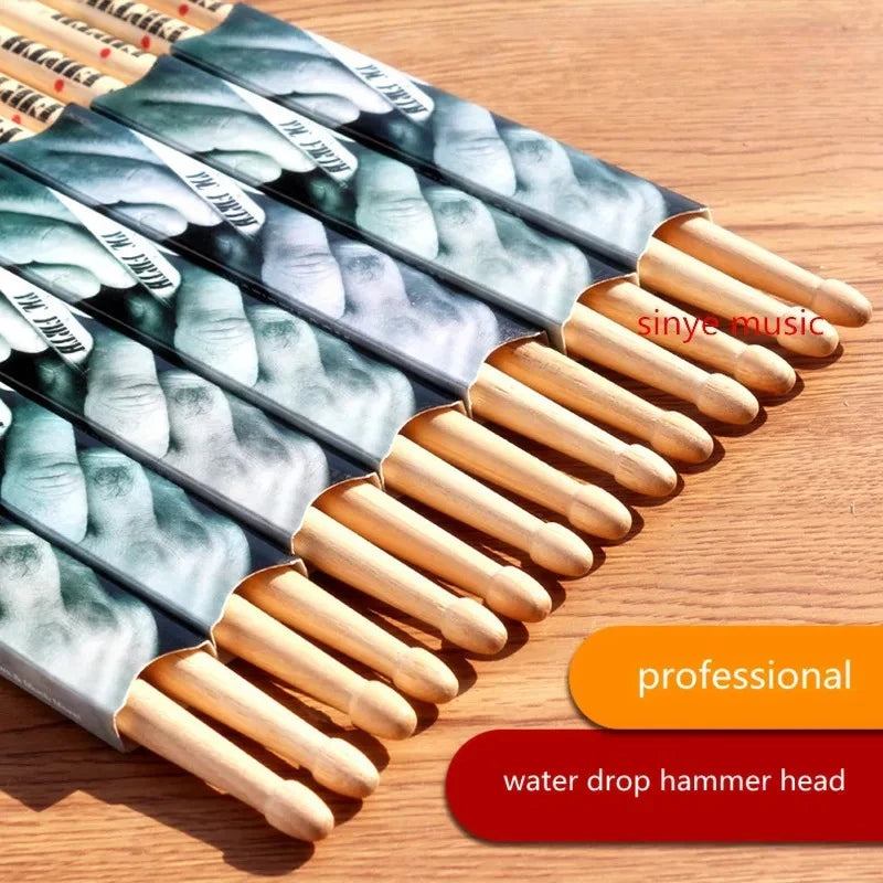 Original Professional Drum Sticks 5A Hickory Walnut Wood 5A 5B Drumsticks 7A Musical Instruments Drum Sticks One Pair