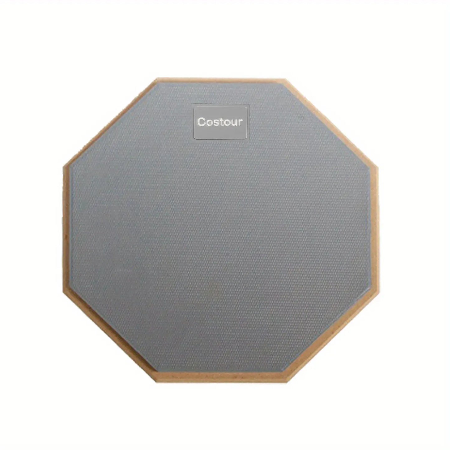 8-Inch Double-Sided Triple-Layer Silent Drum Practice Pad - Rubber Mute Pad for Drum Kit Beginners