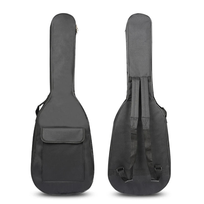 40/41 Inch Oxford Fabric Acoustic Guitar / Electric Guitar Double Straps Padded Guitar Soft Case Gig Bag Waterproof Backpack