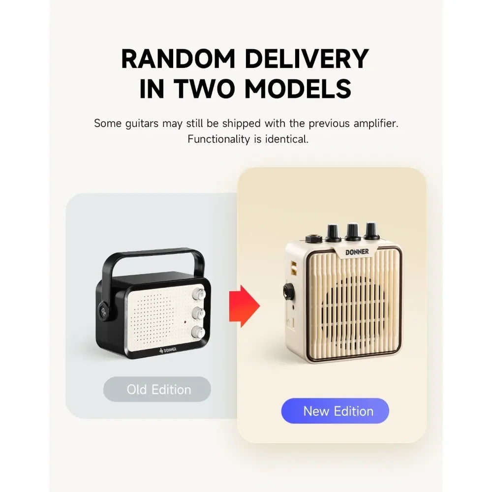 Donner Kit guitarra eléctrica junior 30 pulgadas  principiantes, estilo ST, paquete premium con amplificador, sintonizador, capo