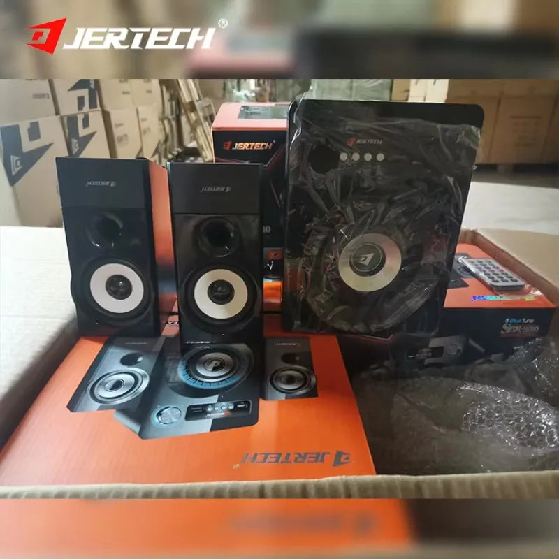 SBK-8010 Professional Monitor Stereo Audio BT Speakers WITH Remote Control Studio Monitor Sound Equipment Amplifier Speaker Set