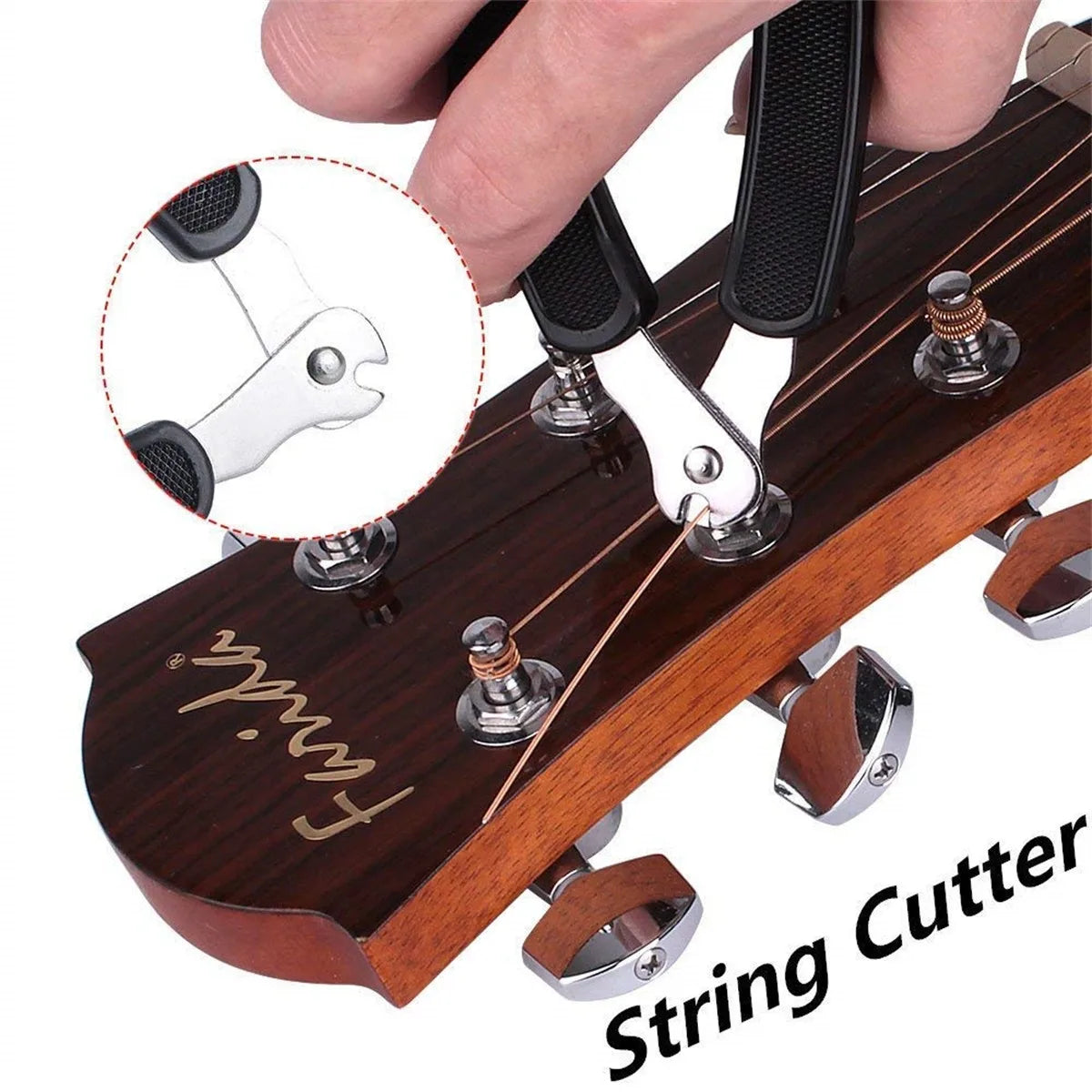 3 IN 1 Guitar String Winder + String Cutter + Pin Puller Instrument Guitar Maintenance Tool Repair