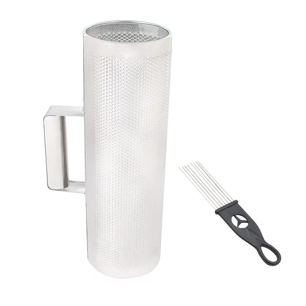 Scraping Tube Stainless Steel Guiro With Scraper Orff Music Teaching Scraper Aids Latin Percussion Musical Instrument Parts