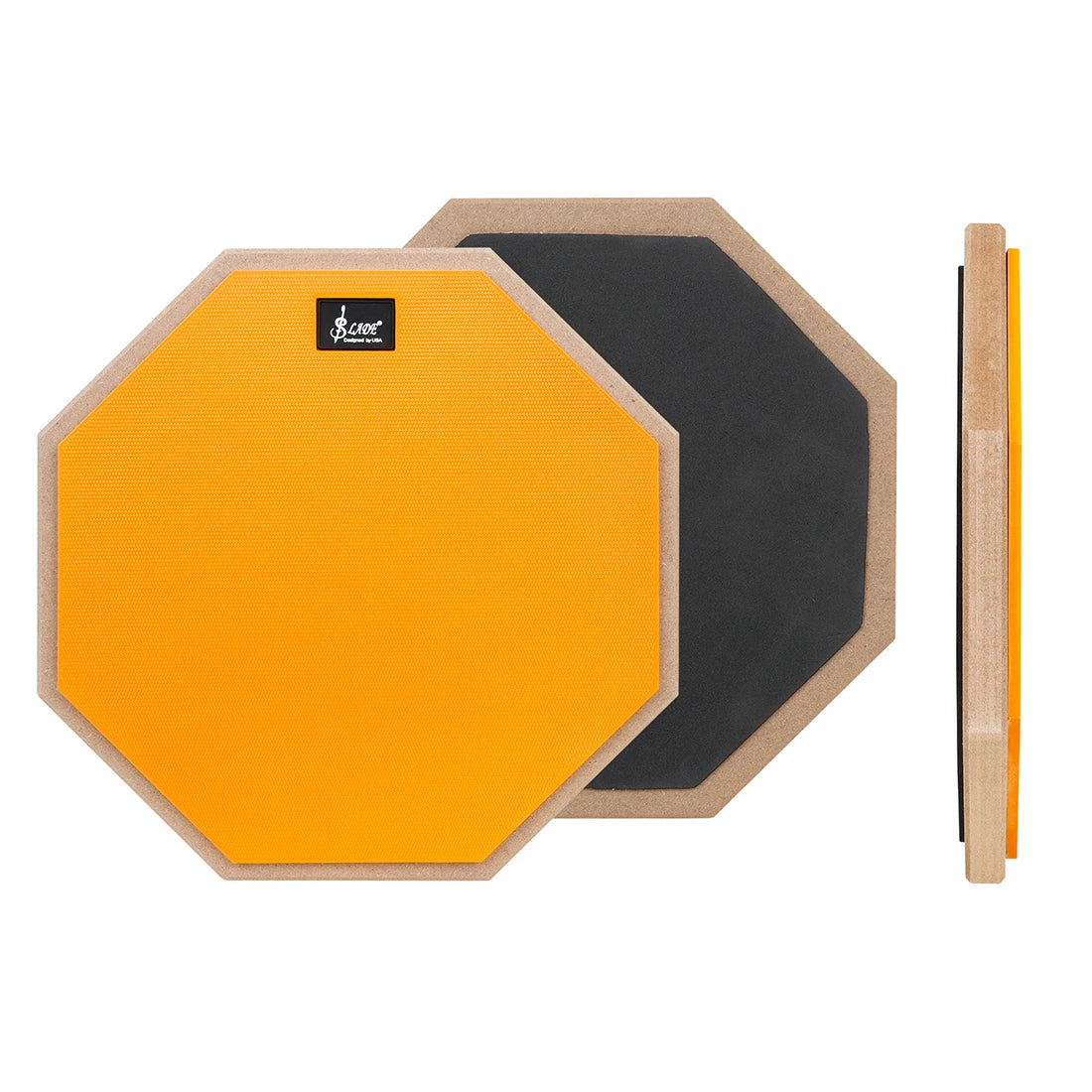 SLADE 8/12 Inch Dumb Drum Practice Drum Pad Metronome Silent Practice Dumb Drum Beginners Percussion Instrument Accessories