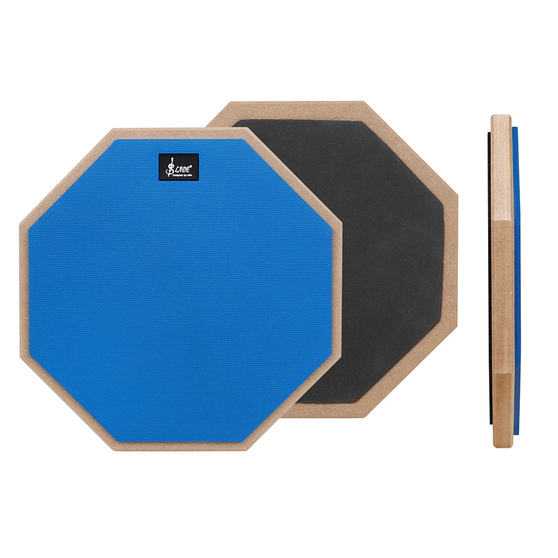 SLADE 8/12 Inch Dumb Drum Practice Drum Pad Metronome Silent Practice Dumb Drum Beginners Percussion Instrument Accessories