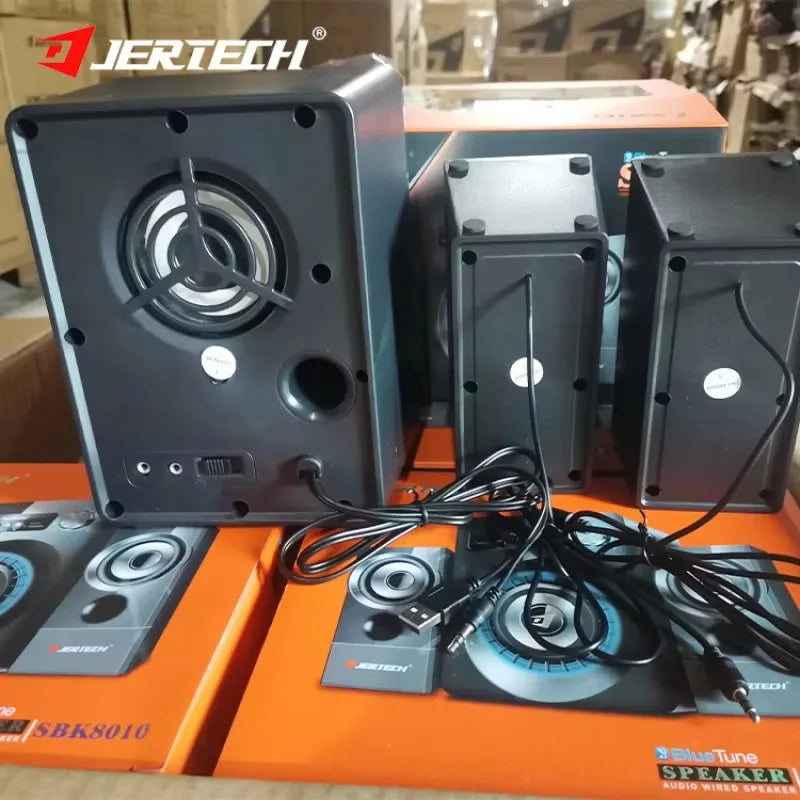 SBK-8010 Professional Monitor Stereo Audio BT Speakers WITH Remote Control Studio Monitor Sound Equipment Amplifier Speaker Set