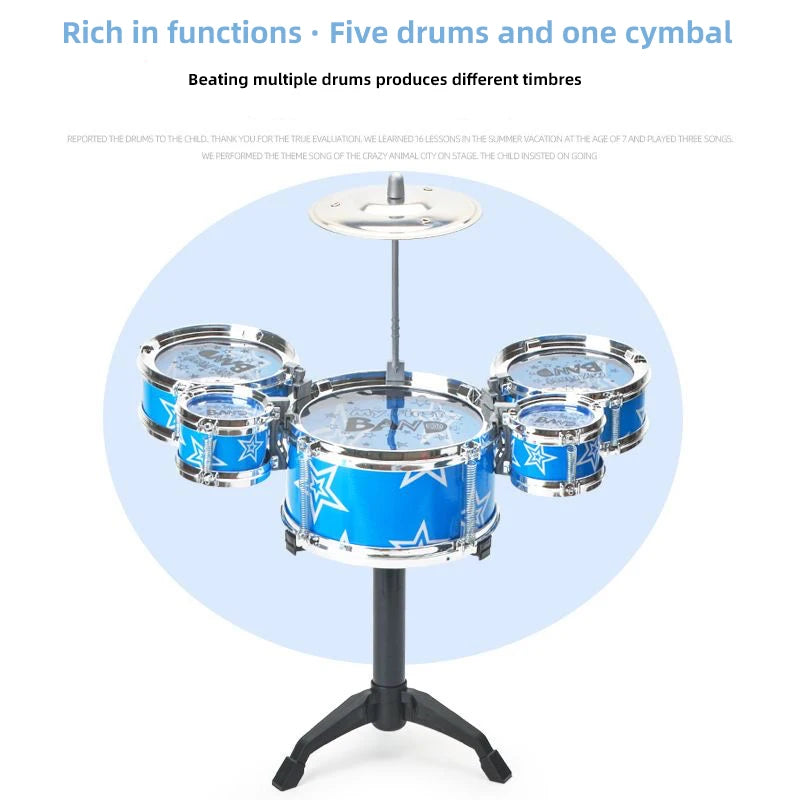 Drums, jazz drums, music enlightenment for children and babies, toys, imitation Musical Instruments, beginners practicing Musica