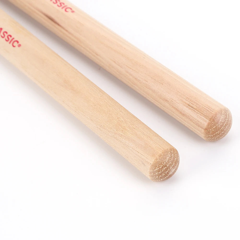 1/5/10Pair 5A/7A Drumsticks Mallets Jazz Drum Sticks Percussion Consistent Weight and Pitch American Hickory Classic Drum Sticks