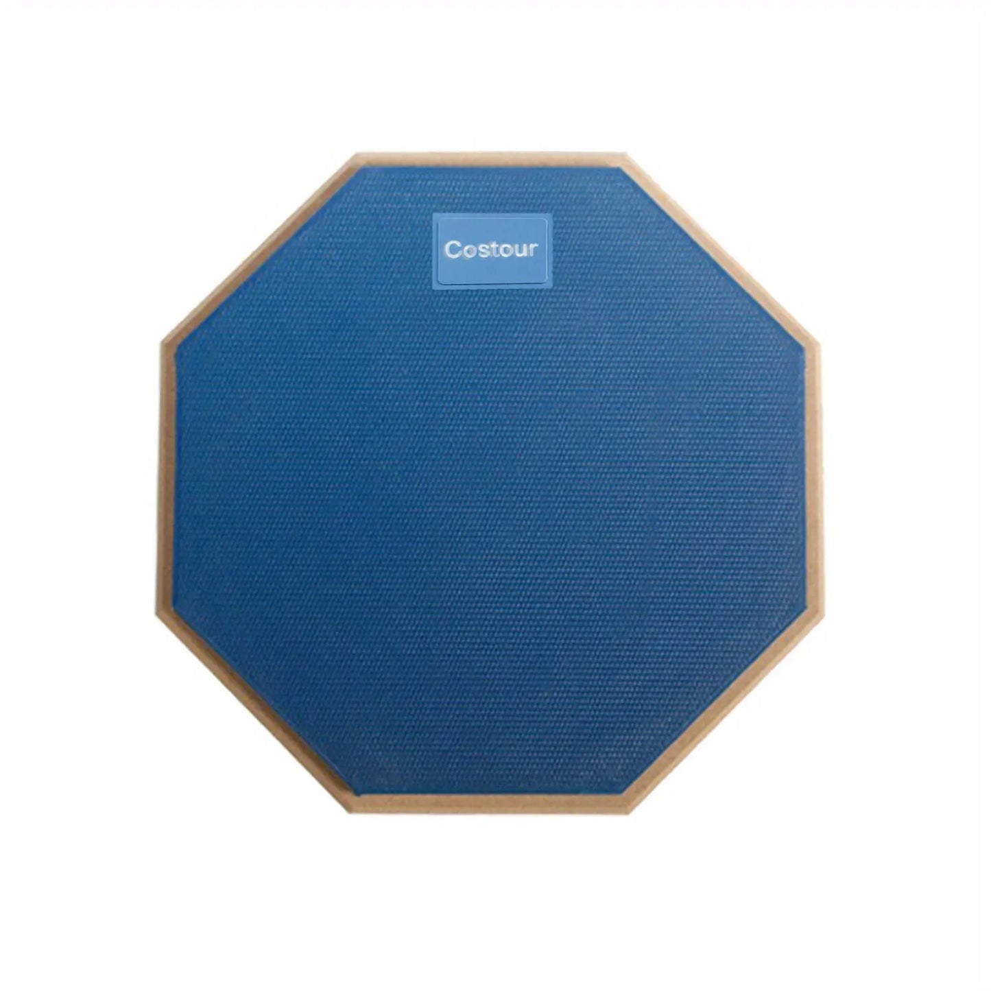 8-Inch Double-Sided Triple-Layer Silent Drum Practice Pad - Rubber Mute Pad for Drum Kit Beginners