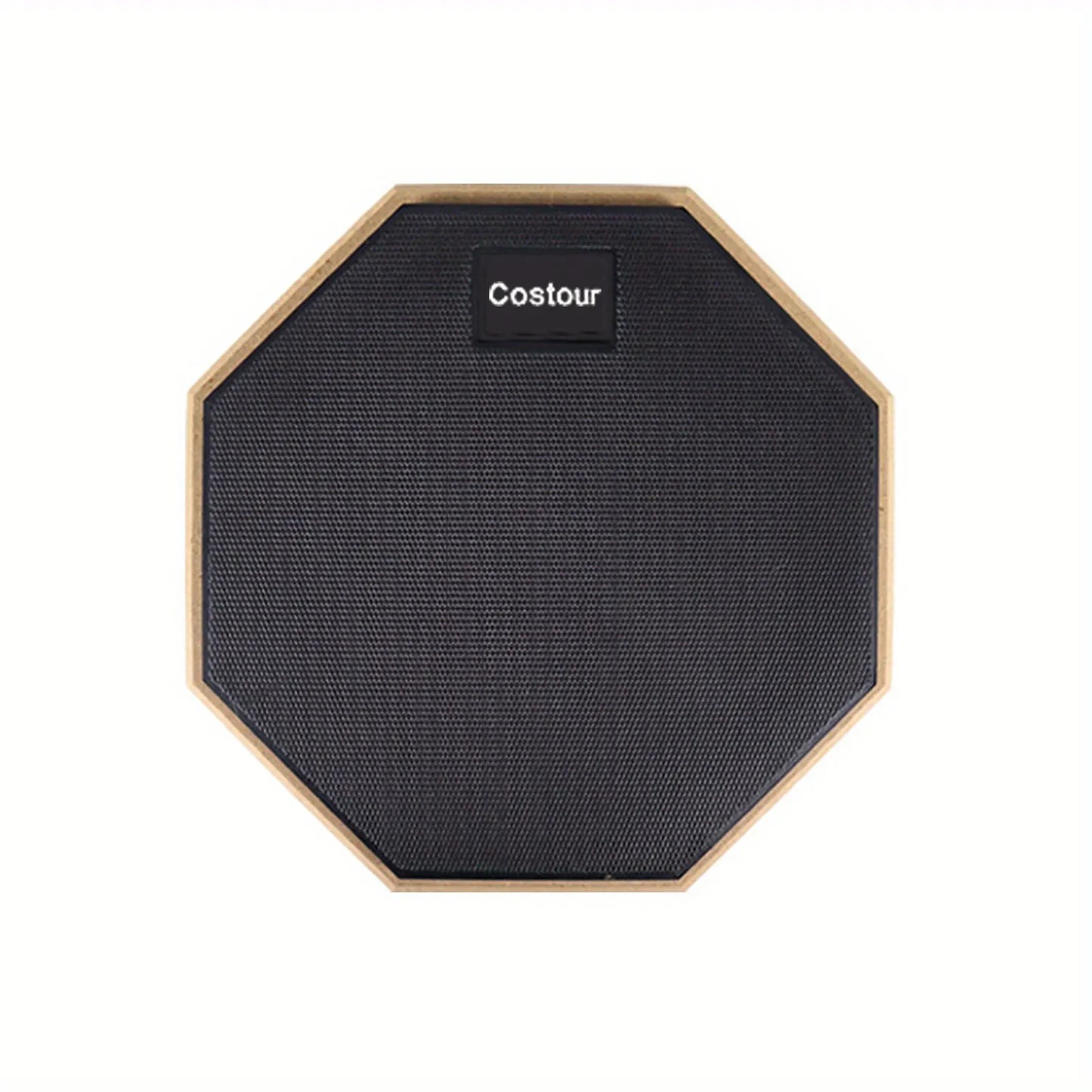 8-Inch Double-Sided Triple-Layer Silent Drum Practice Pad - Rubber Mute Pad for Drum Kit Beginners