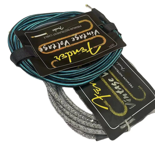 Factory Direct Electric Guitar Audio Cable Reduced Noise Output Lines 3M Length For Strat Tele&Bass