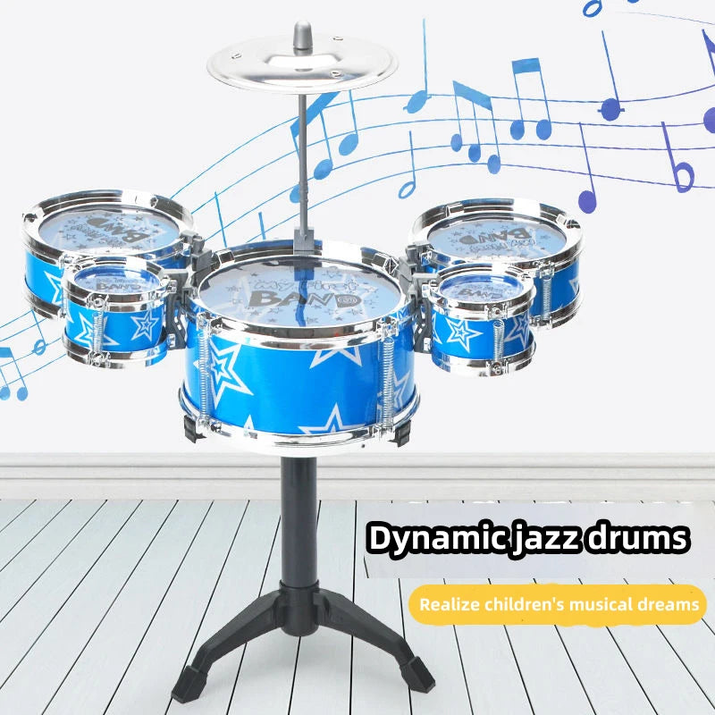 Drums, jazz drums, music enlightenment for children and babies, toys, imitation Musical Instruments, beginners practicing Musica