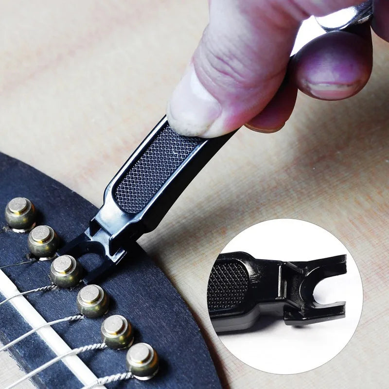 3 IN 1 Guitar String Winder + String Cutter + Pin Puller Instrument Guitar Maintenance Tool Repair