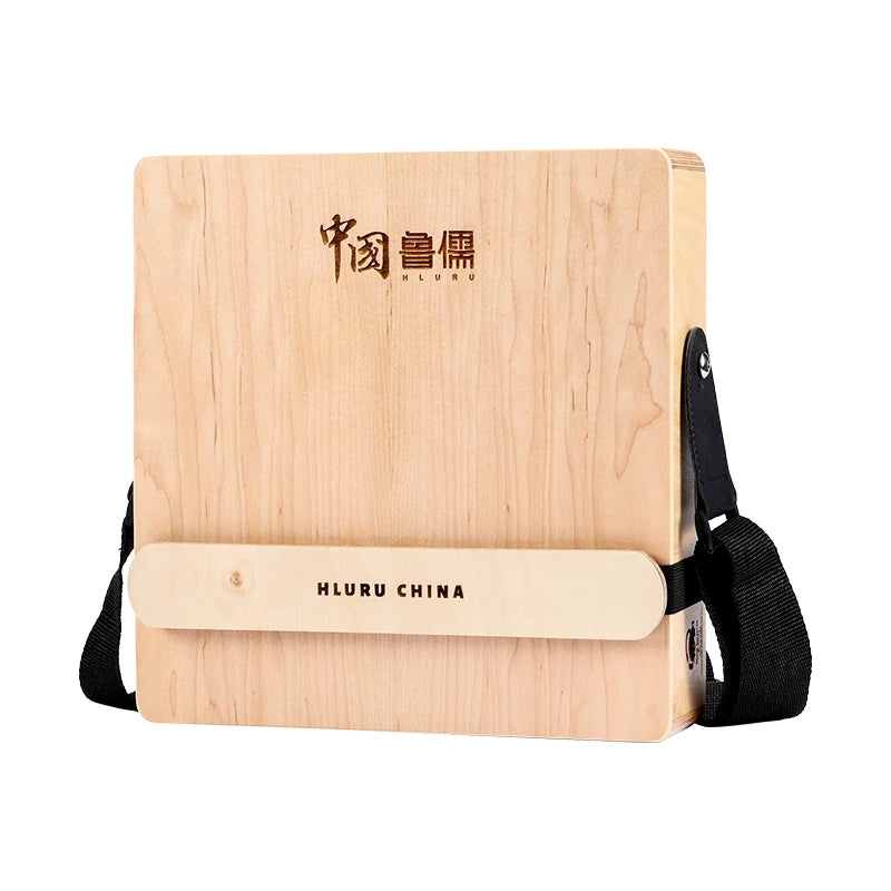 Hluru Professional Wooden Cajon Drum for Beginners Travel Box Drums with Adjustable Snare Flamenco Portable Percussion