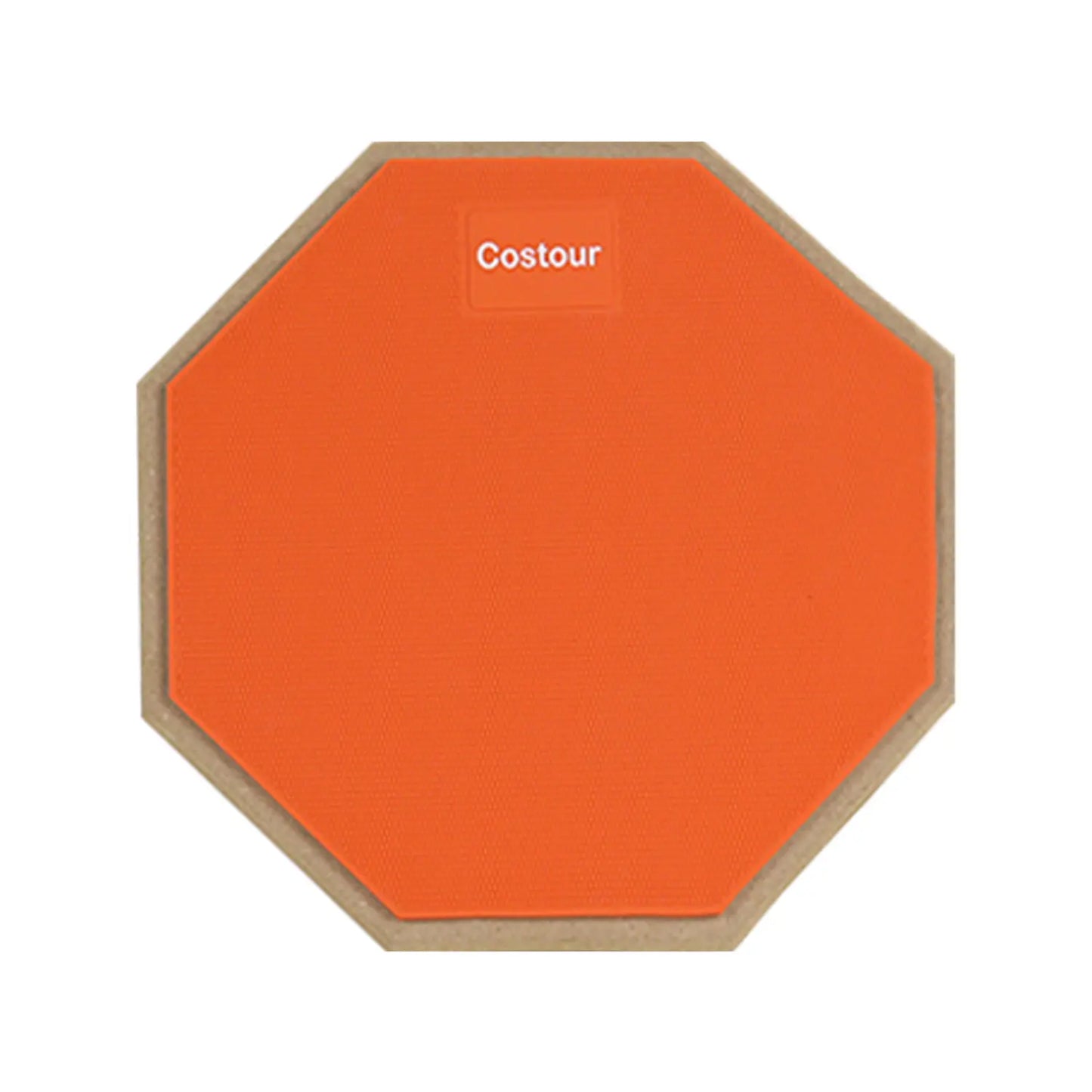 8-Inch Double-Sided Triple-Layer Silent Drum Practice Pad - Rubber Mute Pad for Drum Kit Beginners