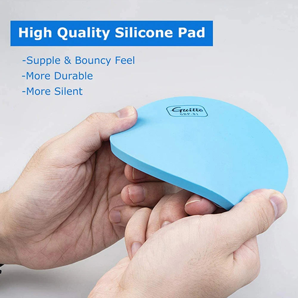 JOYO GDP-01 Guitto Series Drum Practice Pad 5 Inches Silicone ABS Leg Practice Drum with Strap Musical Instruments Parts