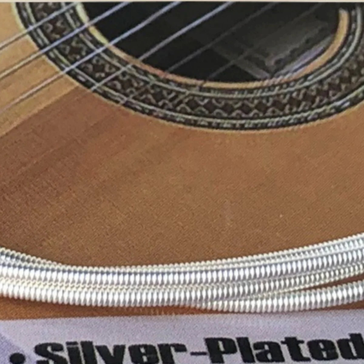 6 Pcs Classical Guitar Strings - Nylon Core Basses - Silver-Plated Copper Alloy Wound - Normal Tension/Guitar Parts Accessories