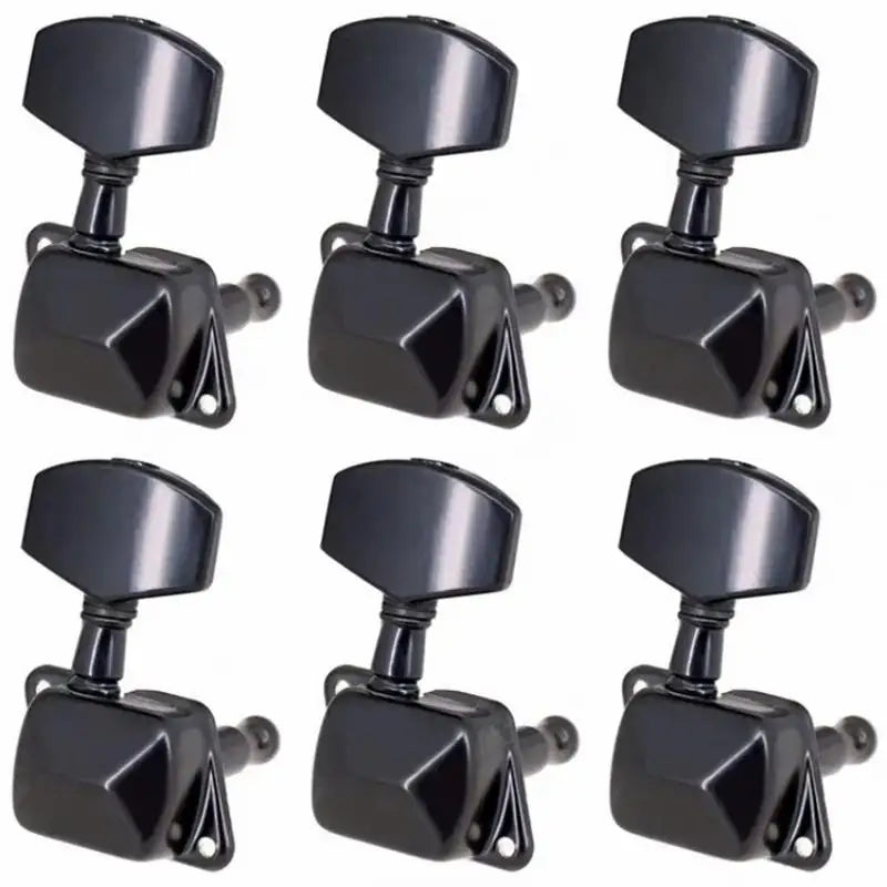 6 PCS Guitar String Tuning Pegs Tuner Semi-closed Tuner Machine Heads for Electric Guitar Folk Acoustic Guitar Tuning Pegs 3L 3R