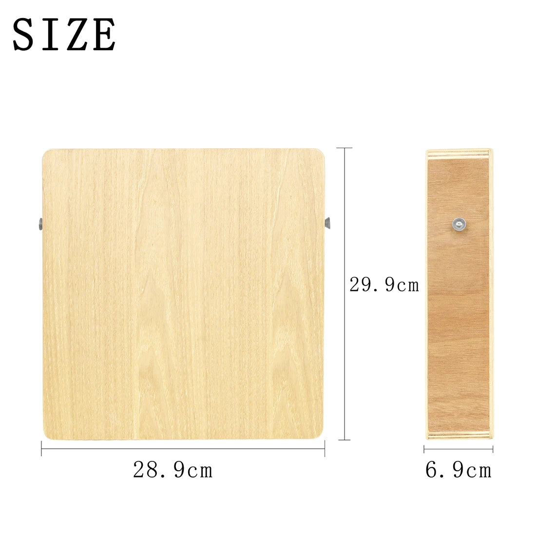 Portable Travel Wooden Cajon Drum Hand Percussion Instrument with Adjustable Strap for Kids And Adults